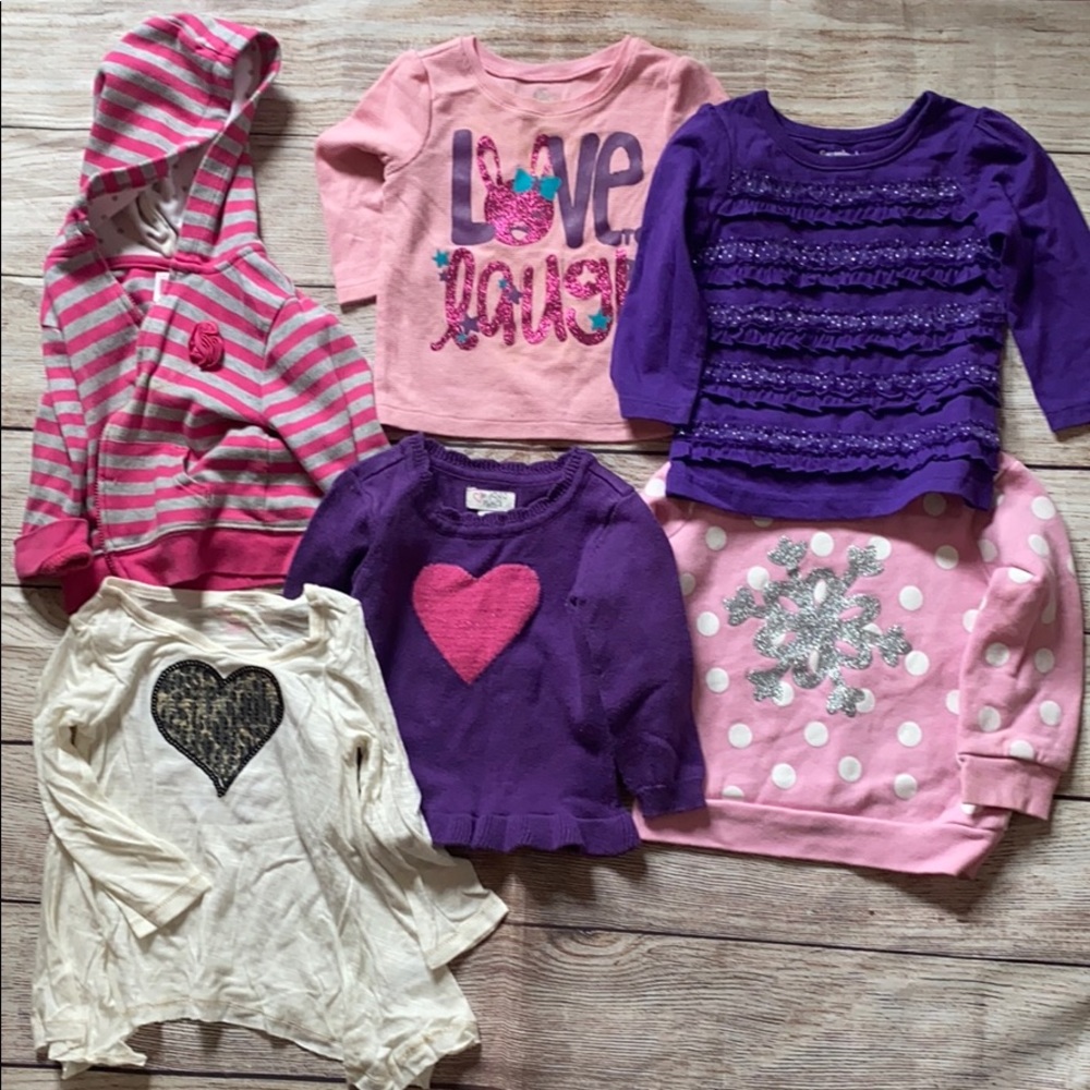 Girls shirts and sweaters